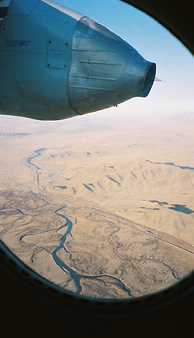 [aerial shot of Mongolia]
