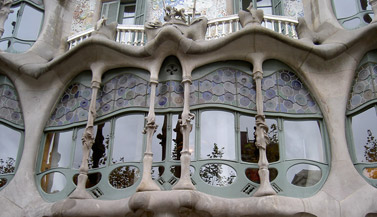 [Casa Batllo detailed windows]