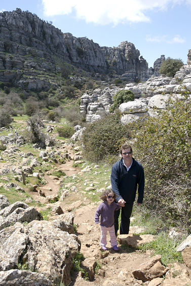 [Hannah & Mike in El Torcal NP]