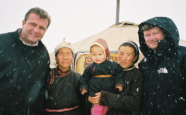 [Eckart, Mongolian family and Mike]