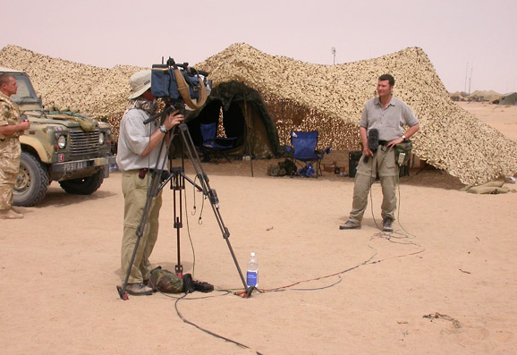 [Filming live for SkyTV]