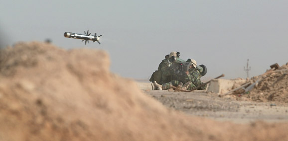 [Missile in mid-flight]