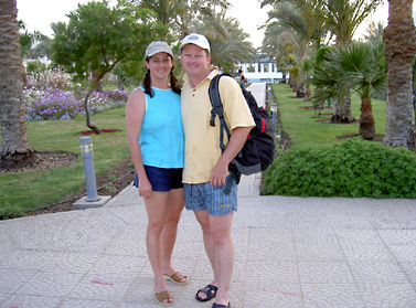 [Shirley and Mike at Hilton Resort, Hurghada]