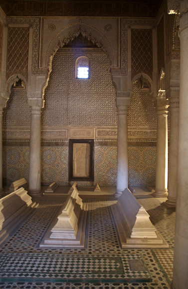 [Saadian tombs interior]
