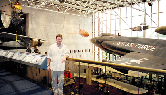 [Mike in National Air and Space Museum]